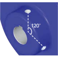 280-3V-1｜ウェッジプーリー - 3V・3VX適用 ピッチ径dp 278.8｜NBK